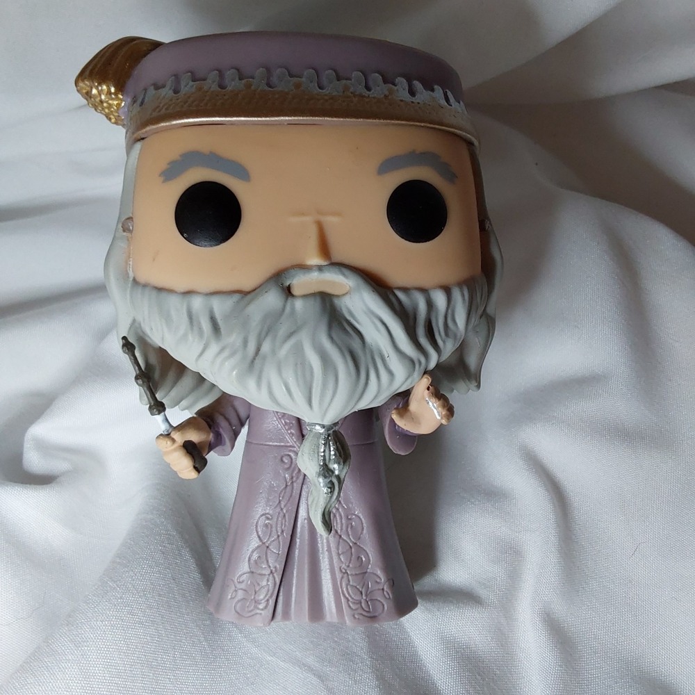 Funko POP Movies: Harry Potter 5 Inch Dumbledore With Wand #15 Loose NO BOX